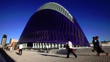 El edificio del Ágora de Valencia, diseñado por el arquitecto Santiago Calatrava
