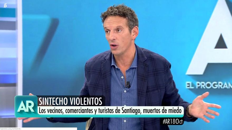 Joaquín Prat, durante su respuesta a Javier Negre