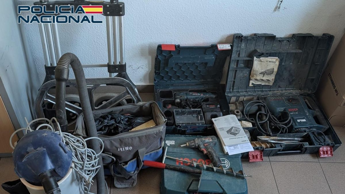 Herramientas sustraídas