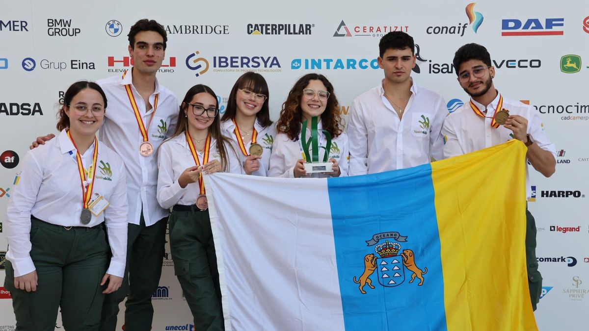 La alumna palmera Laura Daniela Puerto Osorio del CIFP Virgen de Las Nieves,  medalla de oro en  la 'SpainSkills 2026'