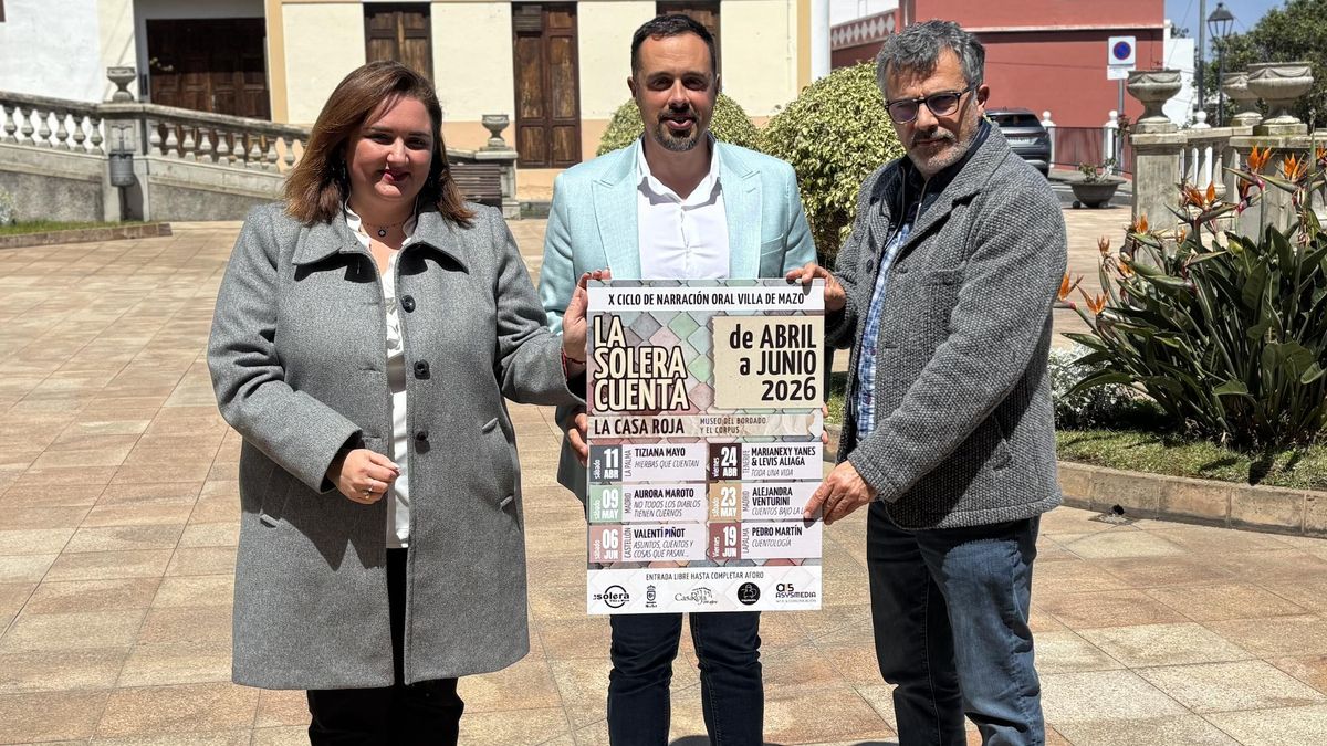 Villa de Mazo celebra una década de historias con el aniversario del ciclo 'La Solera Cuenta'