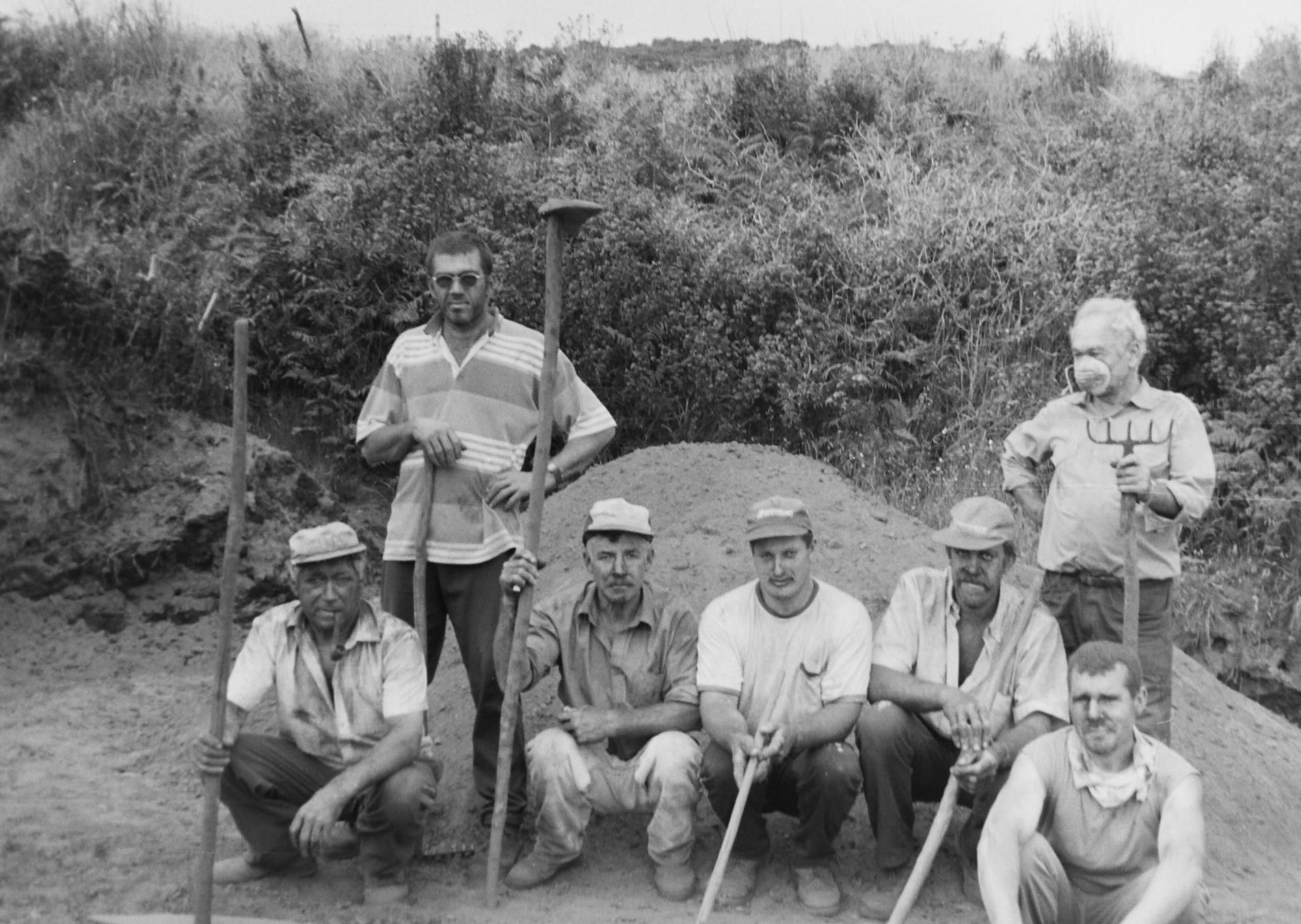 Carboneros en los montes de Villa de Mazo.