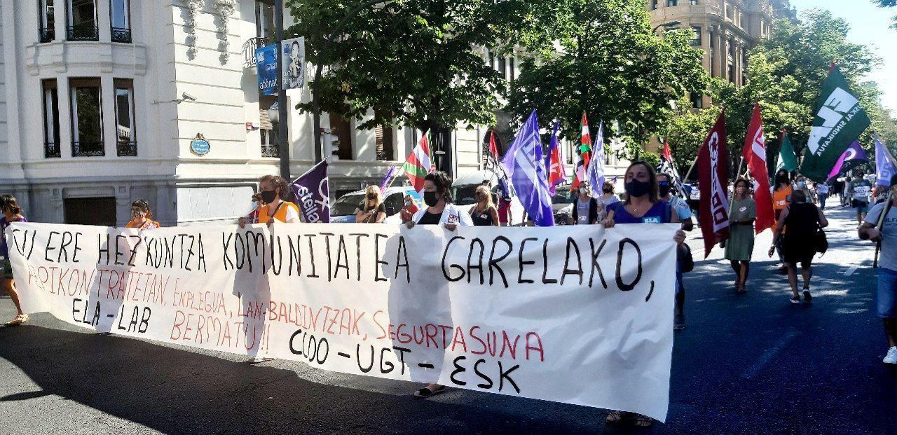 La huelga educativa en Euskadi, en imágenes