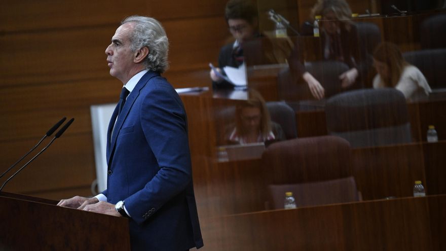 El consejero de Sanidad de la Comunidad de Madrid, Enrique Ruiz Escudero.