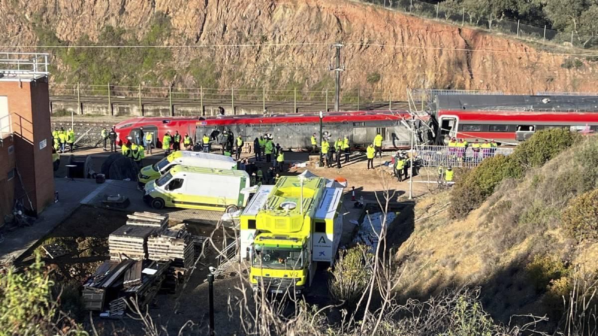 Las imágenes del accidente ferroviario de Adamuz