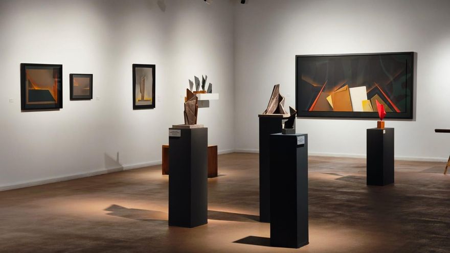 ‘Formas en Diálogo’, de María Belén Morales, abstracción de formas en la nueva exposición temporal del Museo de Nerja