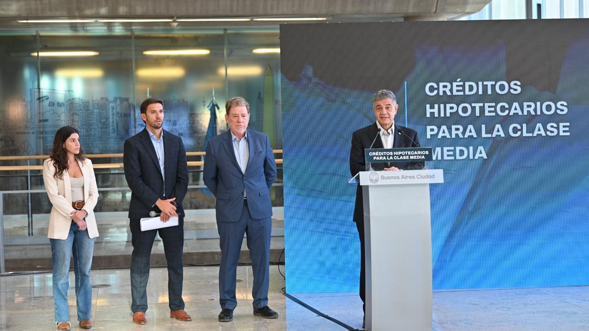 Jorge Macri anunció un programa de créditos hipotecarios para la primera vivienda de la clase media en la Ciudad