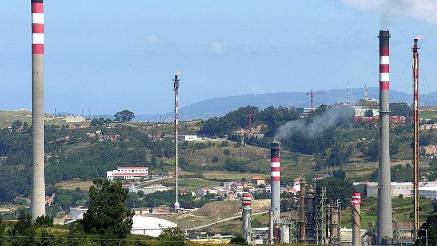Refinería de Repsol en A Coruña