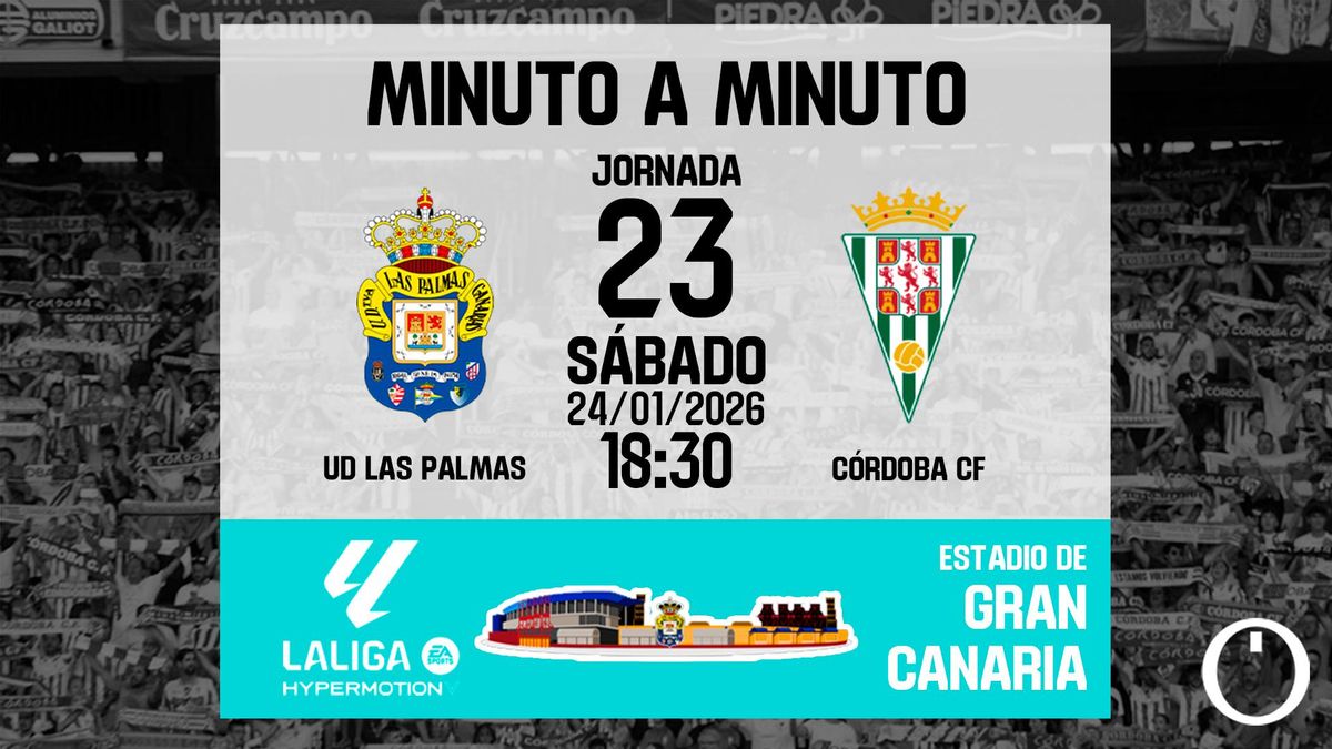 Sigue en directo el UD Las Palmas - Córdoba CF en 'Cordópolis'