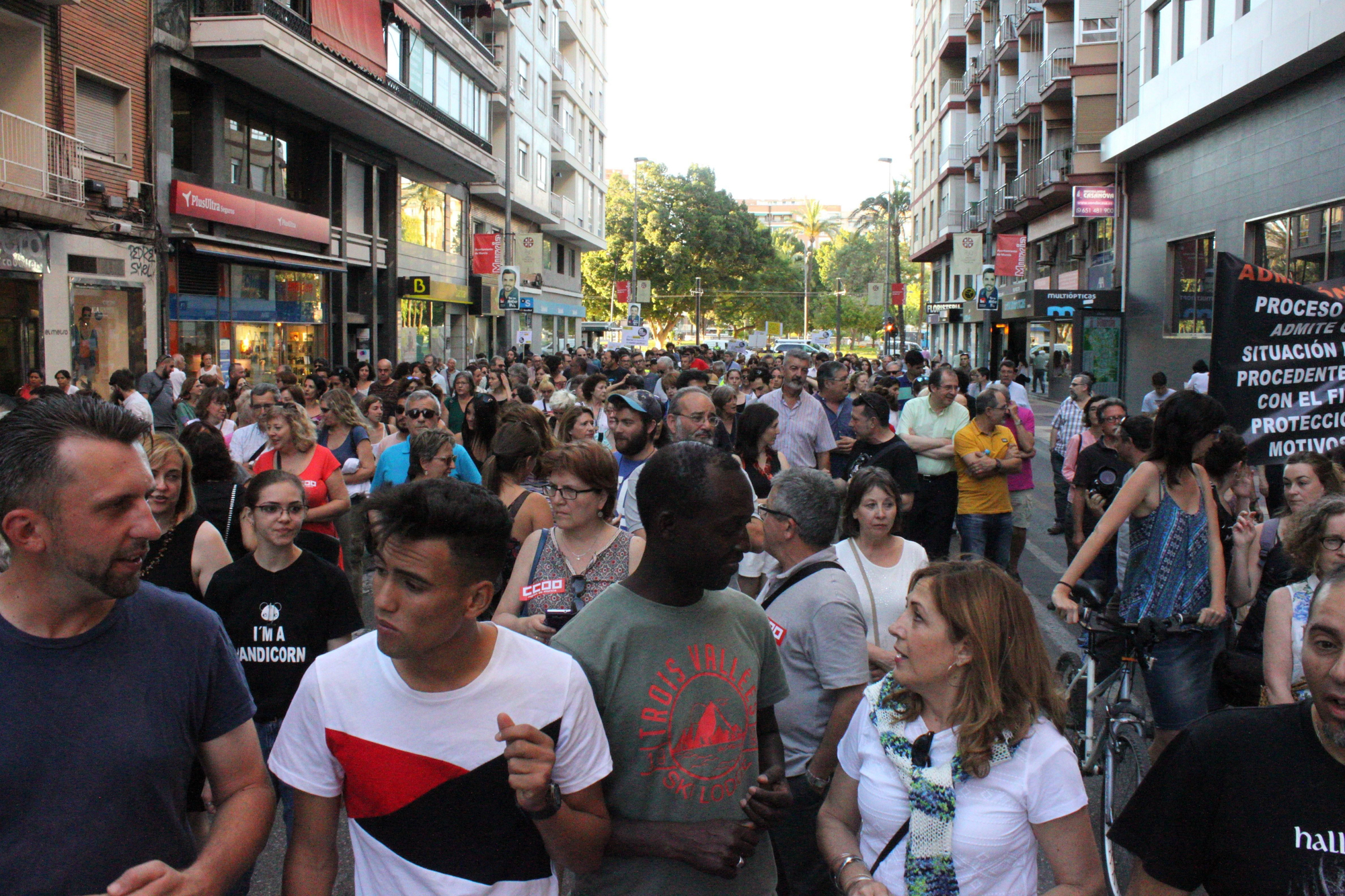 Manifestación por el Día del Refugiado en Murcia / E. Reche