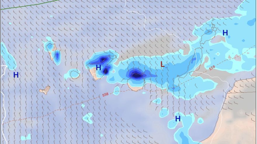 Abril llega con más lluvias: esta es la previsión de Aemet para esta semana en Canarias