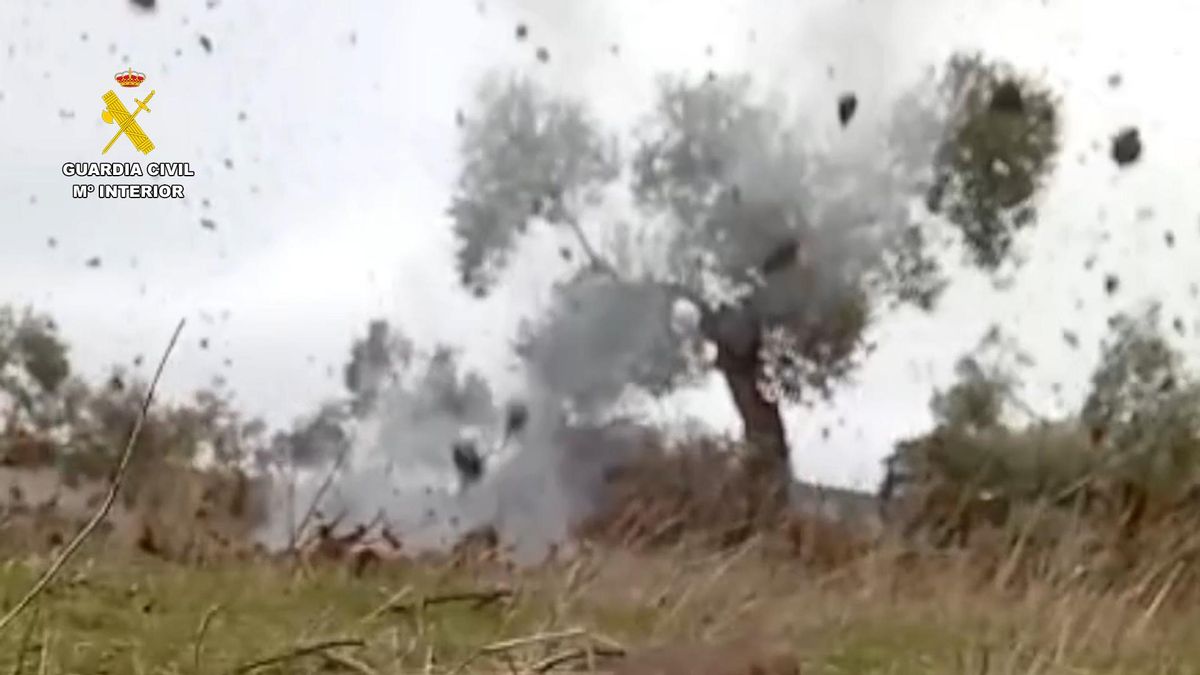 Momento en el que se produce la detonación controlada.