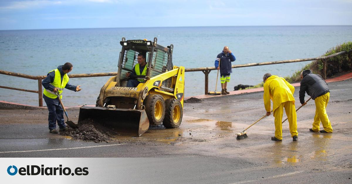 Canarias activa el Plan Territorial de Protección Civil por riesgo de desprendimientos tras la borrasca Claudia