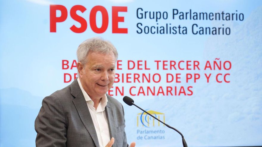 El PSOE acusa al Gobierno de Canarias de "desperdiciar" tres años de oportunidades pese al crecimiento económico