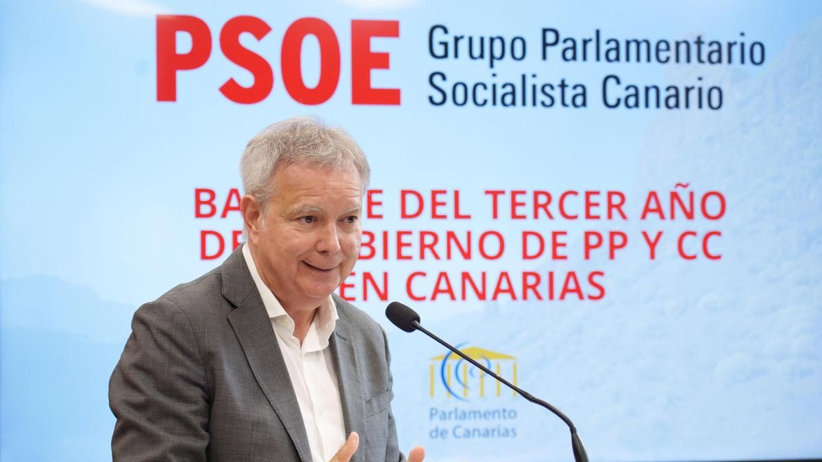 El PSOE acusa al Gobierno de Canarias de "desperdiciar" tres años de oportunidades pese al crecimiento económico