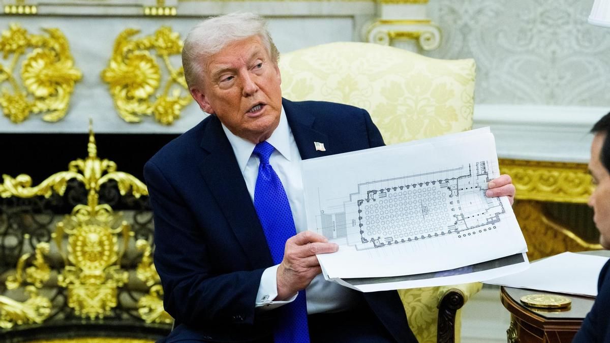 Un tribunal de EEUU frena las obras del Salón de Baile de Trump hasta que obtenga el permiso del Congreso