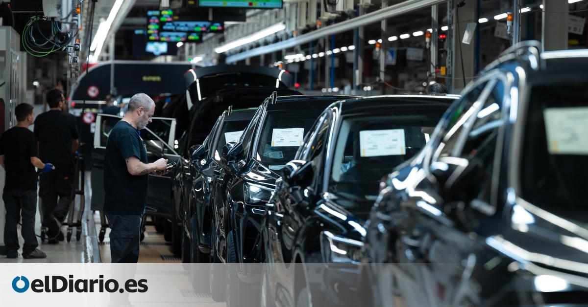 La producción de coches en España cae un 7% hasta agosto por el frenazo de las ventas en Europa
