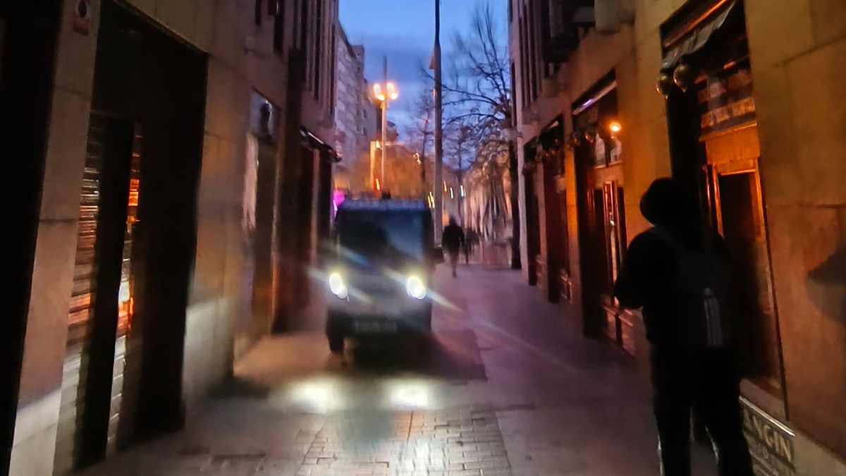 Calle 4 de agosto, entrada al Tubo desde P España.