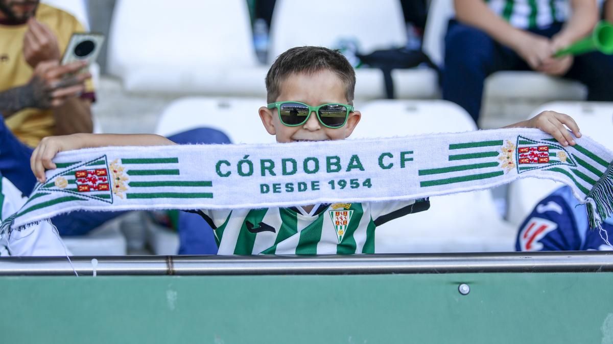 Grada Blanquiverde del Córdoba CF - Sporting de Gijón