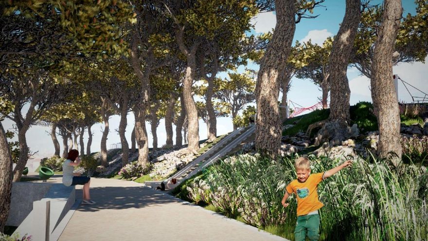 Imagen virtual del futuro parque