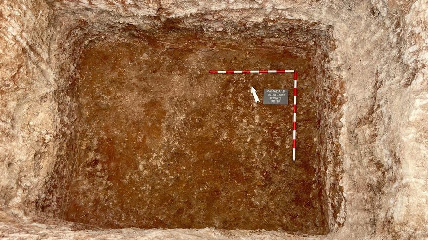 Vista de la fosa 2 de Cañada Rosal.