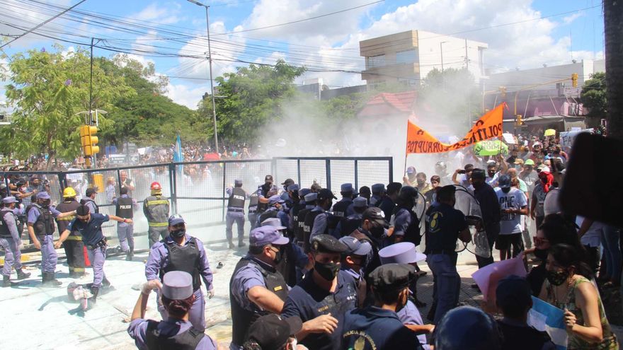 Las fotos de la represión en Formosa