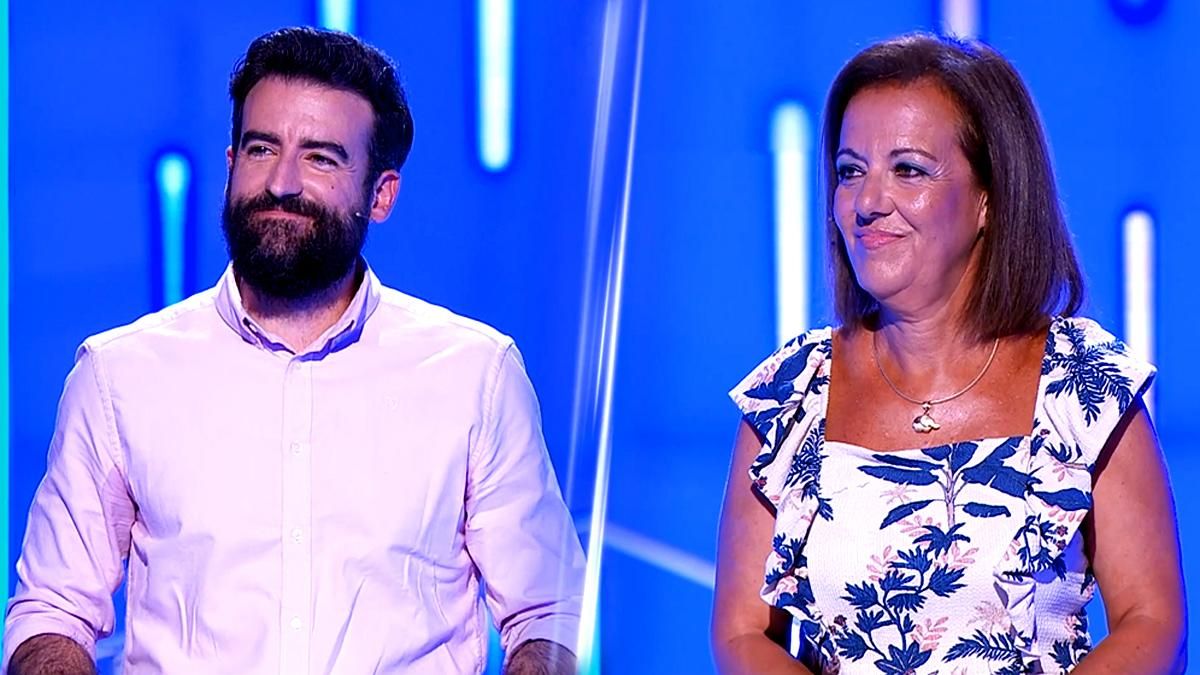 Rafa Castaño y Marian, antes de iniciar su negociación en 'Agárrate al sillón'