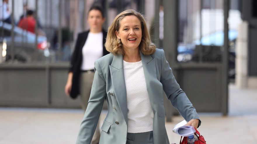 La vicepresidenta primera y ministra de Asuntos Económicos, Nadia Calviño.