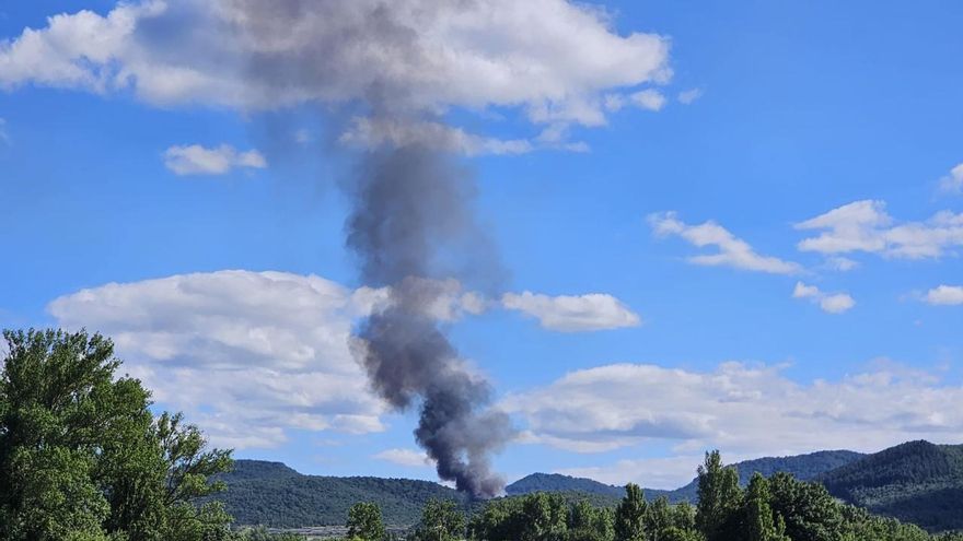 Declarado un incendio en el vertedero de Gardelegi de Vitoria, de titularidad municipal
