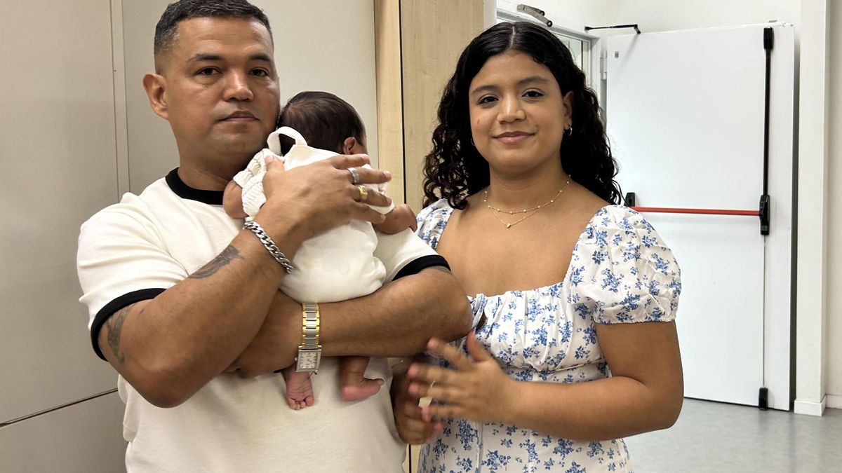 Al bebé Thiago lo operaron en el vientre de su madre: una insólita cirugía logró recolocarle el intestino dentro del cuerpo