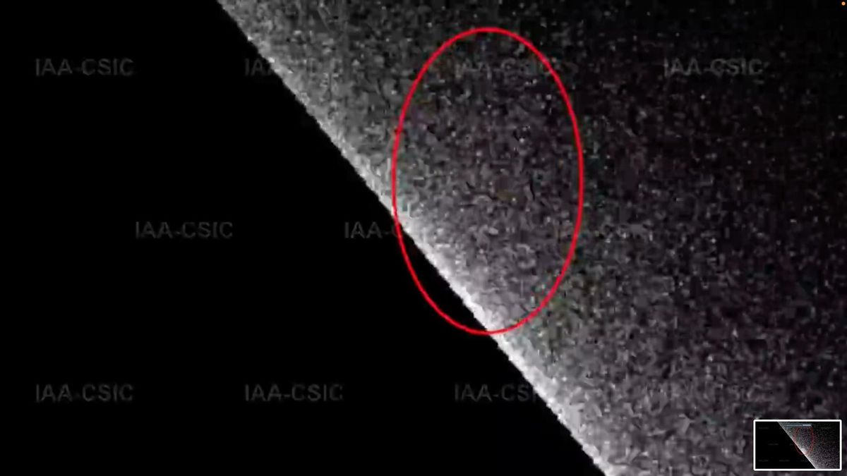 Imágenes del equipo de andaluces que ha captado los efectos del impacto de un cohete Space X en la luna.