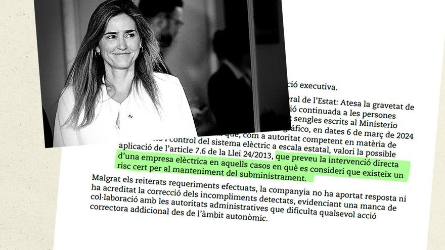 La Generalitat pide a Aagesen que intervenga la eléctrica catalana de los horrores