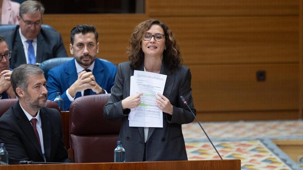 La mayoría del PP de Ayuso en la Asamblea veta la comisión de investigación sobre Madrid Network