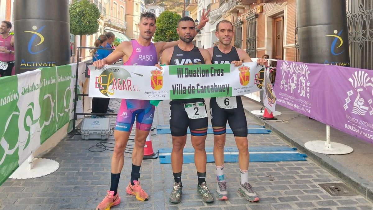 Rocío Espada y Nicolás Mercader, nuevos campeones de Andalucía de Duatlón Cros en Carcabuey