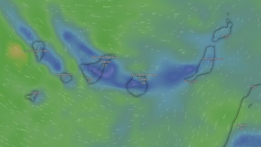 Avisos amarillos en Canarias este martes