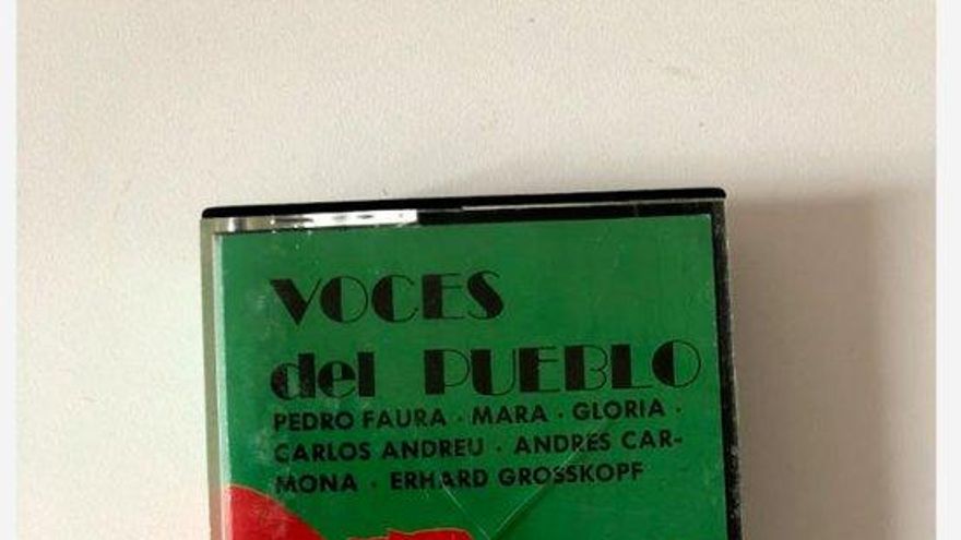 Voces del Pueblo, grabación con temas de Pedro Faura, entre otros.