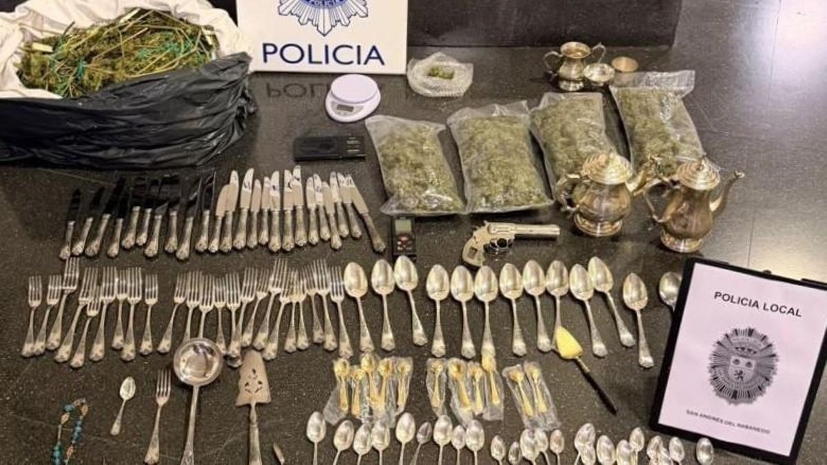 La policía entra en una casa okupada y detiene a un hombre por tener marihuana en León