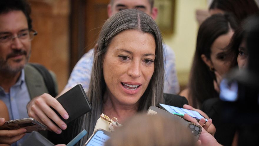 La portavoz de Junts en el Congreso, Miriam Nogueras.