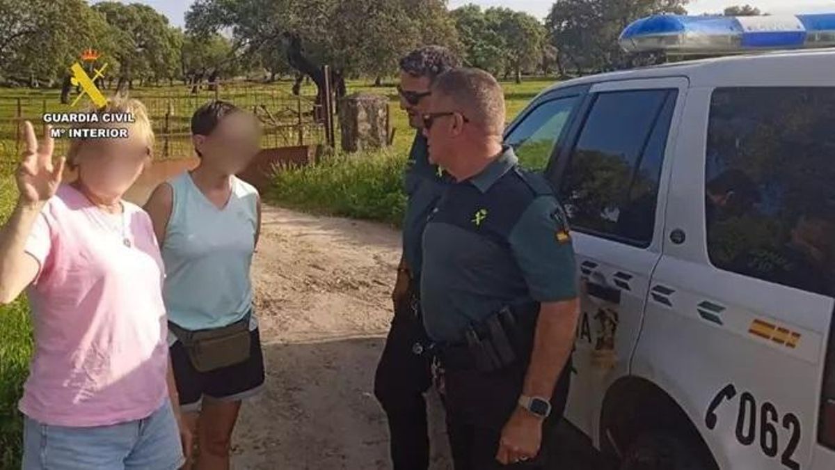 Localizadas y llevadas al albergue por la Guardia Civil