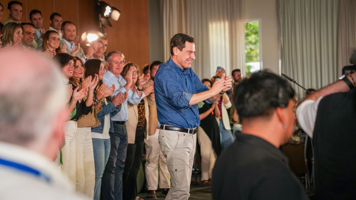 Juanma Moreno en la Intermunicipal del PP andaluz