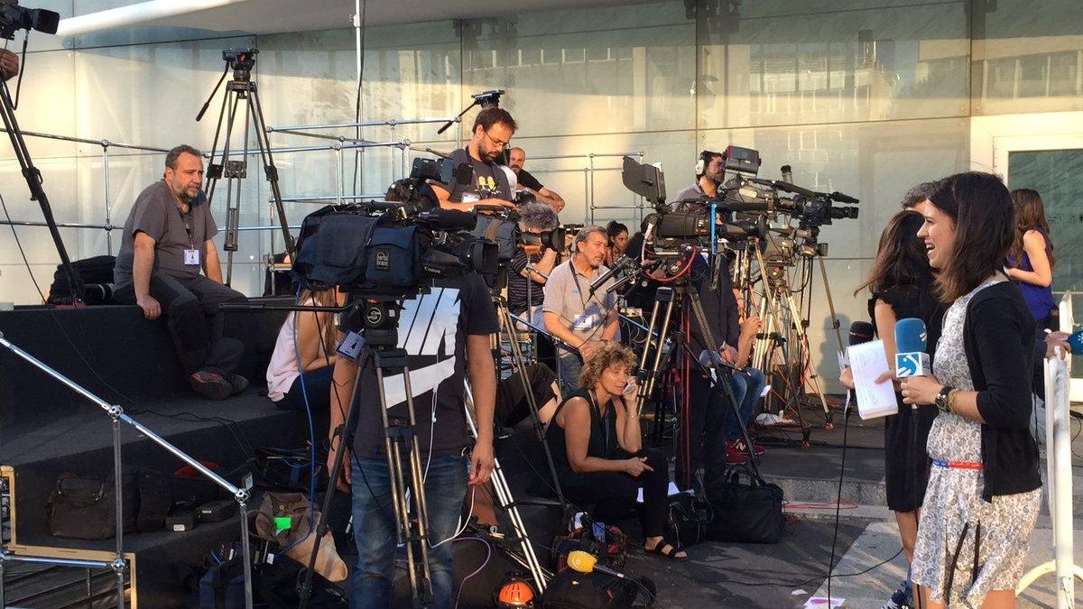 FOTOGALERÍA | El debate, entre bambalinas