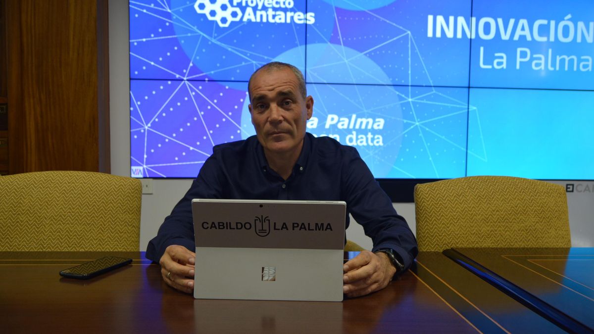 Gonzalo Pascual, consejero de Innovación y Nuevas Tecnologías y Ordenación del Territorio del Cabildo de La Palma.