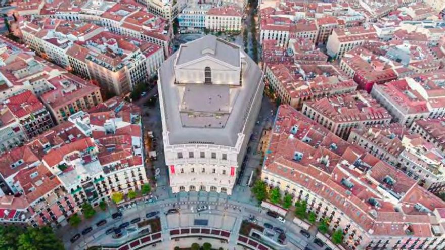 Vista cenital con la cubierta visitable.