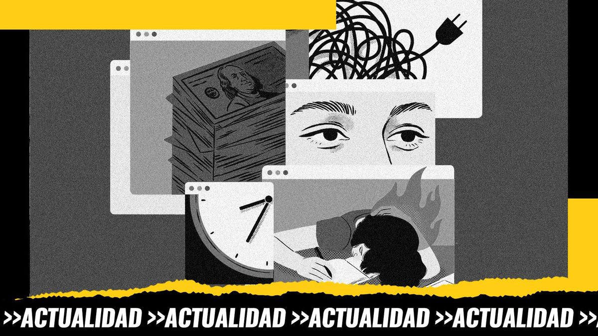 Fragmento de la ilustración de la portada del libro "Un trabajo soñado" de Mar Manrique