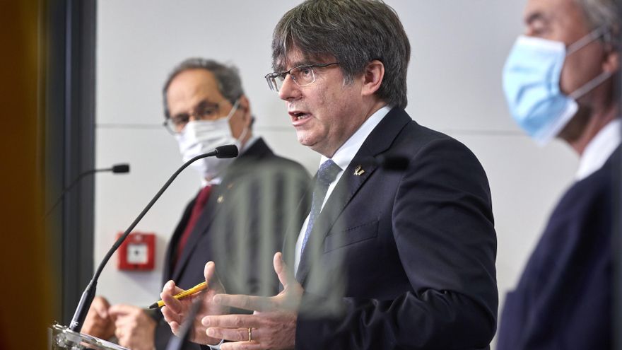 Torra, Puigdemont y Mas recelan del diálogo con el Estado y piden mediación