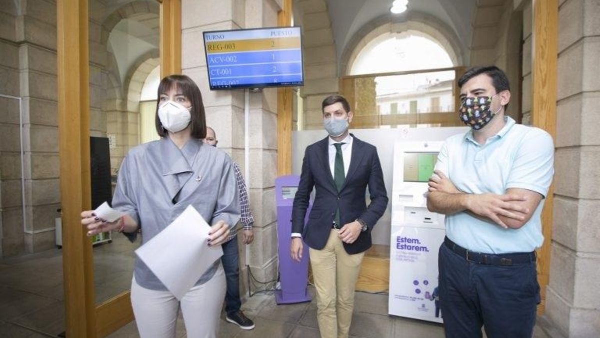 Imagen de la presentación del nuevo servicio en Gandia.