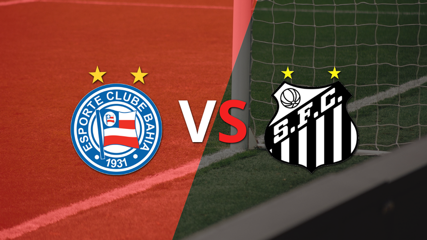 EN VIVO: Al descanso: Bahia gana 1-0 a Santos