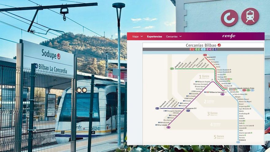 Renfe 'crea' una nueva línea de Cercanías en Bilbao y la borra a las horas por tratarse de un "malentendido"