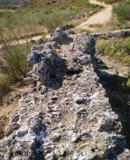 Acueducto de Recópolis, la ciudad visigoda descubierta en los años 40 del siglo XX en Zorita de los Canes (Guadalajara)