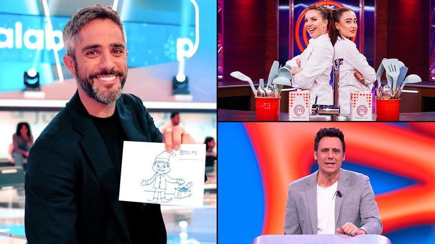 Antena 3 lidera diciembre, La 1 se consolida en la segunda posición y Telecinco firma su peor final de año